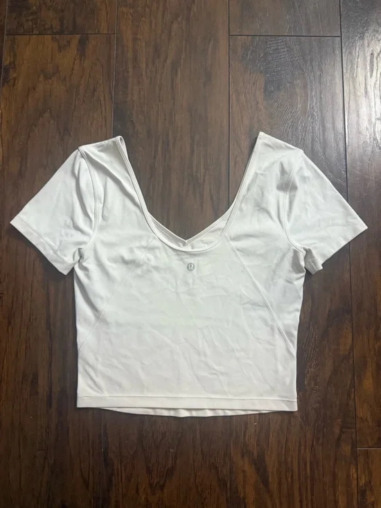 DISCONTINUED lululemon Align Short Sleeve Tee - Picture 3 of 4